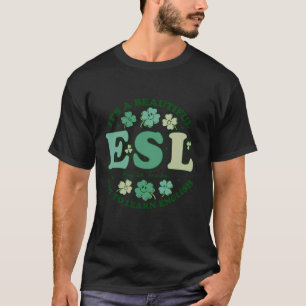 Beautiful Day To Learn English ESL Teacher Groovy T-Shirt