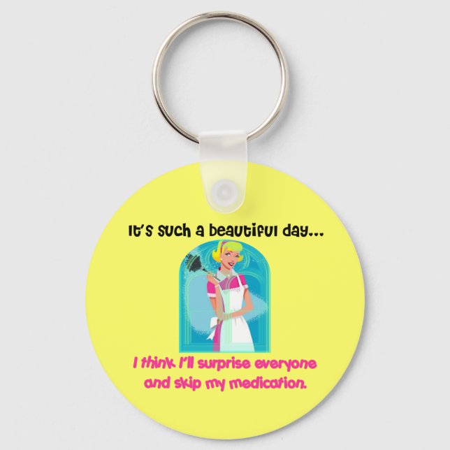 Beautiful Daze Key Ring (Front)