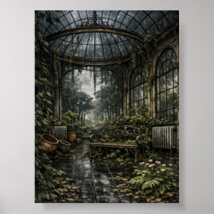 Beautiful Decay Orangery Greenhouse Poster