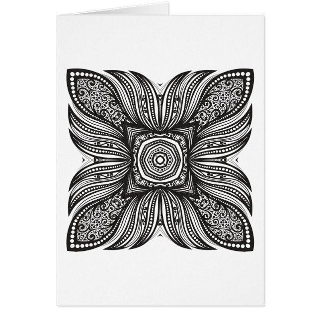 Beautiful Decor Square Doodle (Front)