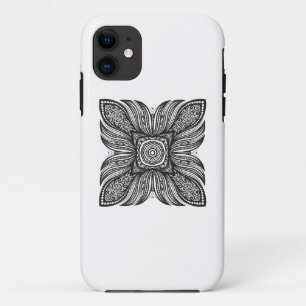 Beautiful Decor Square Doodle iPhone 11 Case