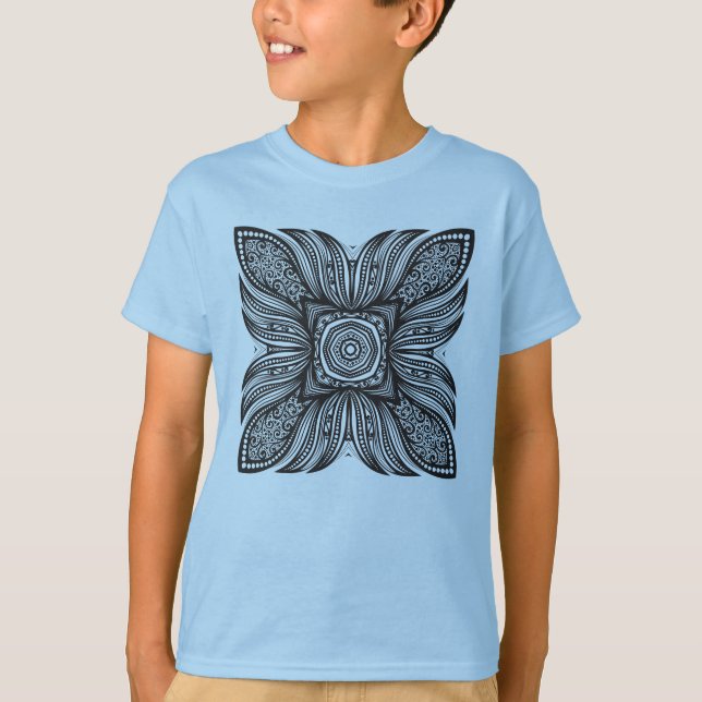 Beautiful Decor Square Doodle T-Shirt (Front)