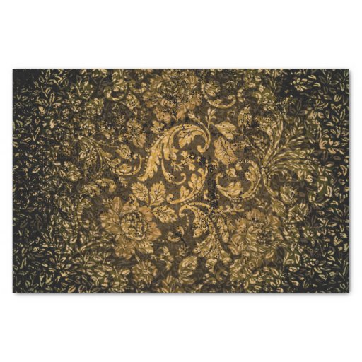 Image of Beautiful decorative damask Tissue Paper