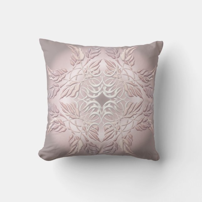 Beautiful  decorative element of leaves cushion (Front)