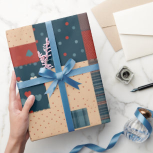 Beautiful Decorative Heartfelt Chic Father'S Day Wrapping Paper