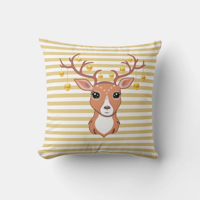 Beautiful Deer Cushion (Front)