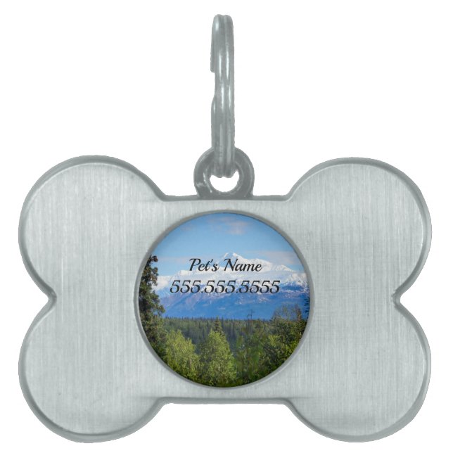 Beautiful Denali Pet Tag (Front)