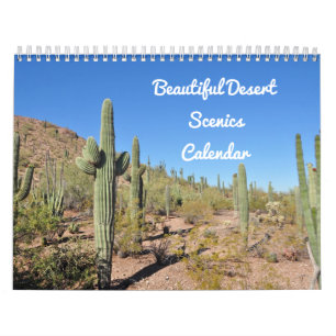 Beautiful Desert Scenics Calendar