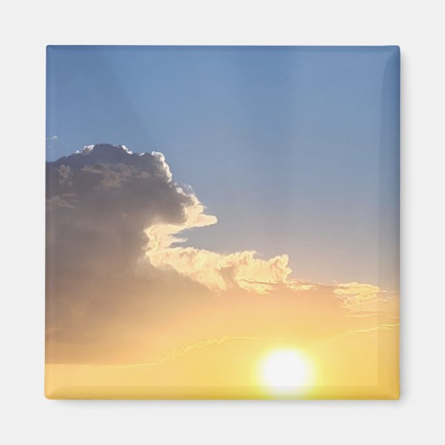Beautiful Desert Sunrise Magnet (Front)