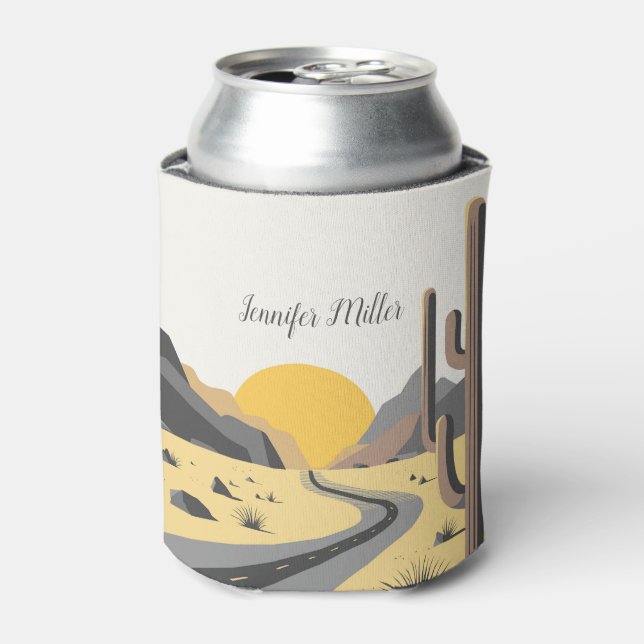 Beautiful desert sunrise with mountain view can cooler (Can Front)