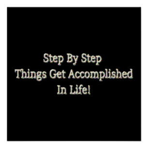 Beautiful Design About Accomplishment In Life T-Sh Poster