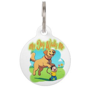 beautiful design humor pet tag