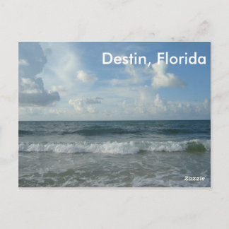 Beautiful Destin Florida Beach Postcard