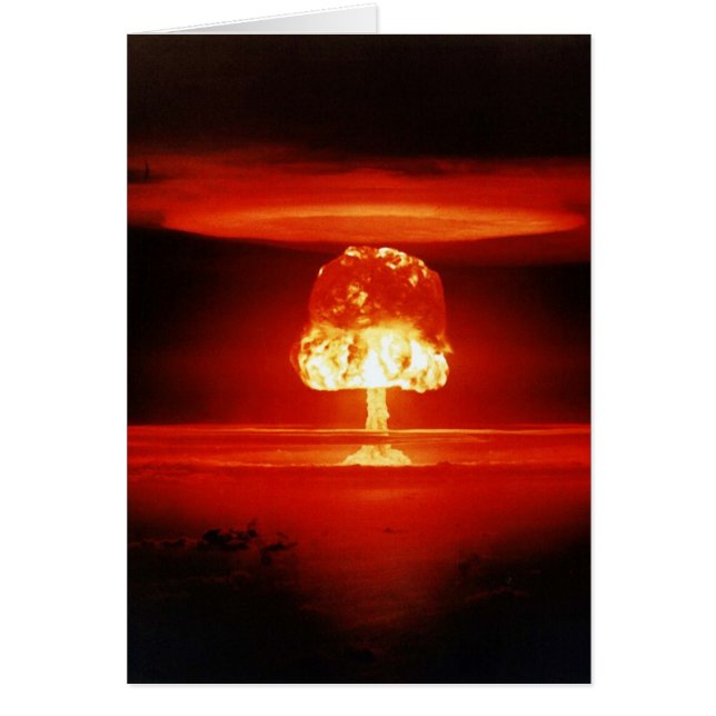 Beautiful Destruction Orange Mushroom Cloud (Front)