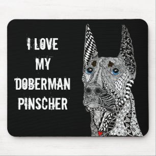 Beautiful Doberman Pinscher Mouse Pad