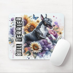 Beautiful Dog Breeds/Bull Terrier Dog Mouse Mat