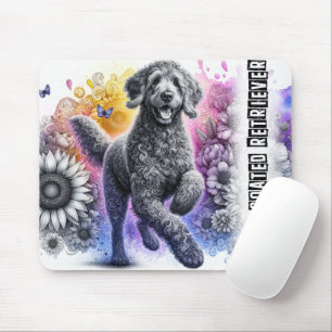 Beautiful Dog Breeds/Curly Coated Retriever Dog Mouse Mat