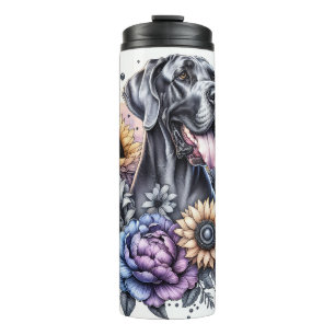 Beautiful Dog Breeds/Great Dane Dog Thermal Tumbler