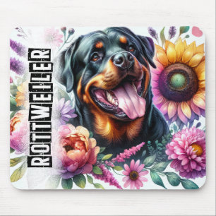 Beautiful Dog Breeds//Rottweilrt Dog Mouse Mat