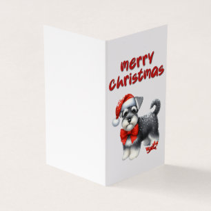 Beautiful Dog Christmas Card