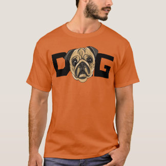 beautiful dog face dog lover puppyFace Of Pug gift T-Shirt