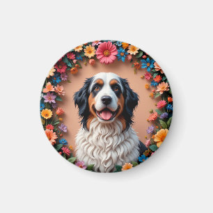 Beautiful Dog Portrait Magnet