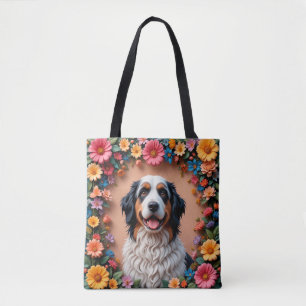 Beautiful Dog Portrait Tote Bag