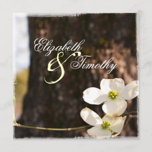 Beautiful Dogwood Wedding Invitation