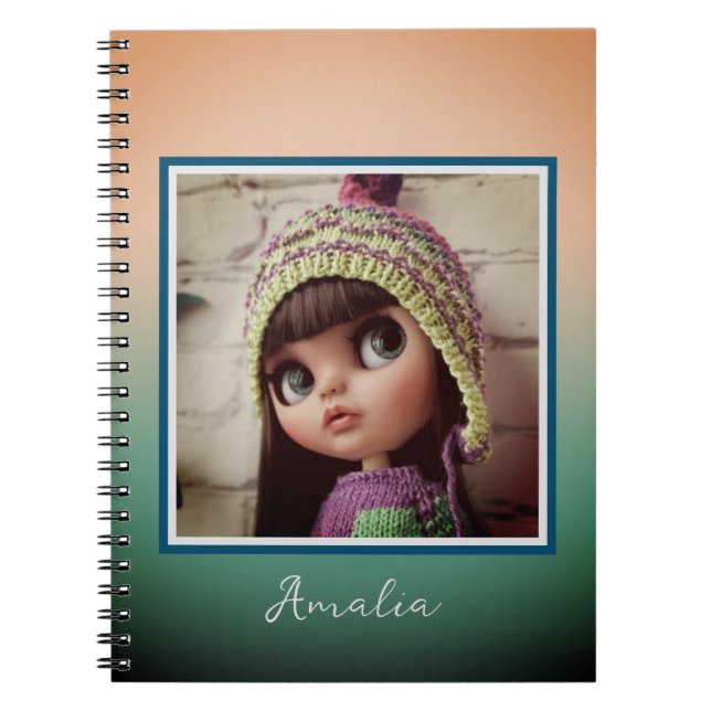 Beautiful doll Blythe big eyes fashion stylish fun Notebook (Front)
