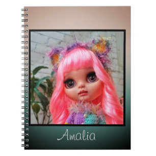 Beautiful doll Blythe big eyes fashion stylish fun Notebook