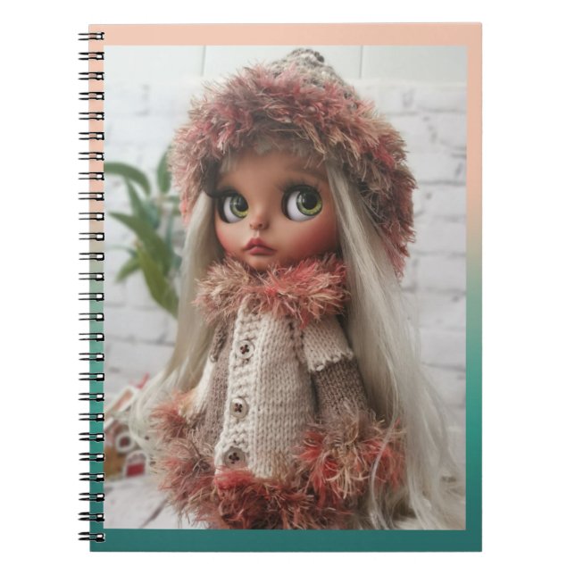 Beautiful doll Blythe big eyes fashion stylish fun Notebook (Front)