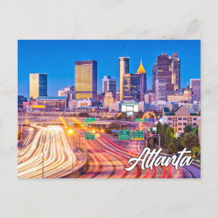 Beautiful Downtown Atlanta, Georgia, USA Postcard