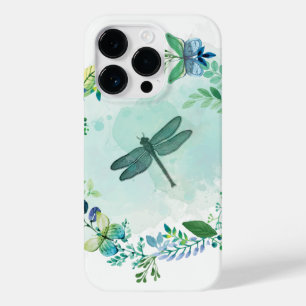 Beautiful Dragonfly Butterfly Floral Case-Mate iPhone 14 Pro Case