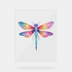 Beautiful Dragonfly Kiss Heaven Insect Lover Acrylic Sign