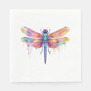 Beautiful Dragonfly Kiss Heaven Insect Lover  Napkin