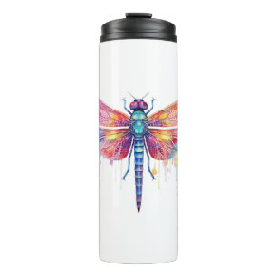 Beautiful Dragonfly Kiss Heaven Insect Lover  Thermal Tumbler