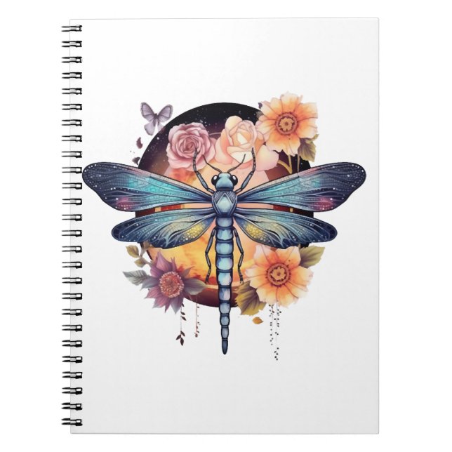 Beautiful Dragonfly Notebook (Front)