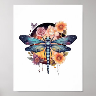 Beautiful Dragonfly Poster