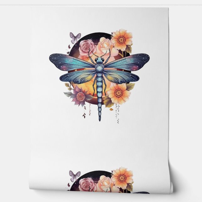 Beautiful Dragonfly Wallpaper (Unrolling)