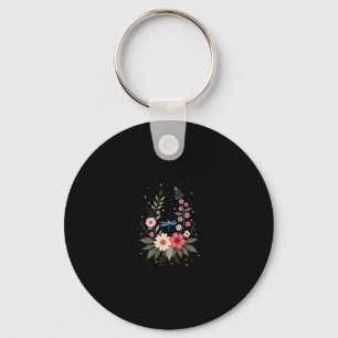 Beautiful Dragonfly Watercolor Art Insect Lover Ea Key Ring