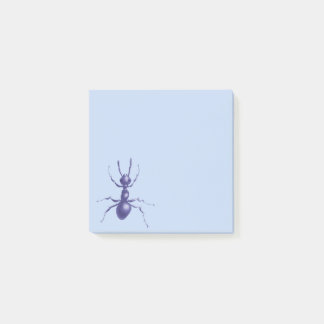 Beautiful Drawn Purple Ant Post-it Notes
