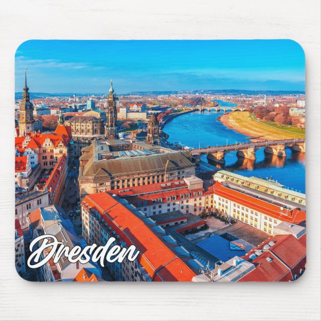 Beautiful Dresden, Germany Mouse Mat (Front)