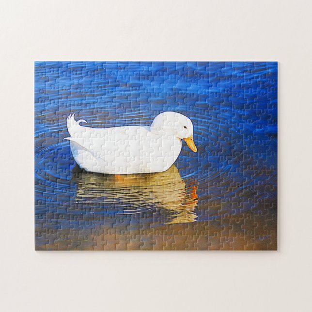 Beautiful Duck on the Lake Jigsaw Puzzle (Horizontal)