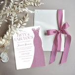 Beautiful Dusty Rose & Pink Dress 50th Birthday  Invitation<br><div class="desc">Beautiful Dusty Rose & Pink Dress 50th Birthday Invitation

Variations to the invitation and matching items in our store</div>