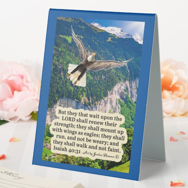 Beautiful Eagle Scripture Isaiah 40:31 (In SItu (Wedding))