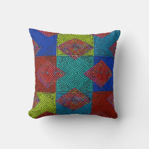 Beautiful Earthy African Boho   Mud Cloth Style Cushion