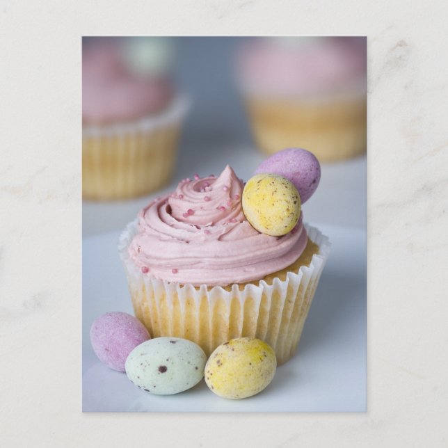 Beautiful Easter Cake Holiday Postcard (Front)