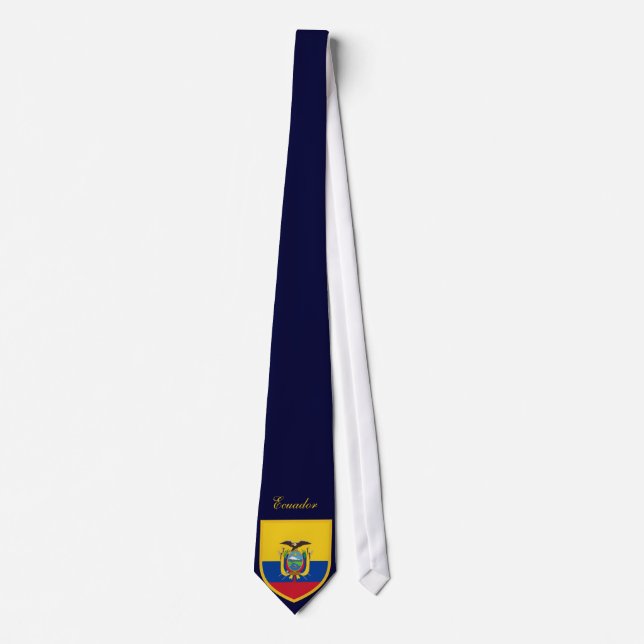 Beautiful Ecuador Republic Flag Tie (Front)