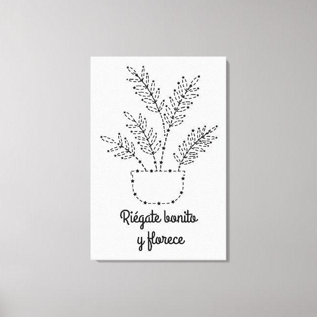 Beautiful Edge I Vertical Canvas (Front)