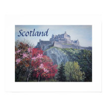 Beautiful Edinburgh Castle bonnie Scotland art